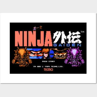 Title Screams: Ninja Gaiden Posters and Art